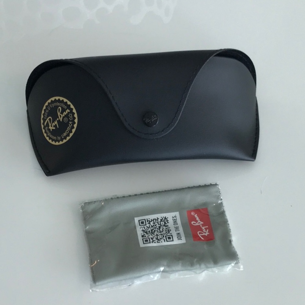 Authentic case for Ray-Ban sunglasses. Empty case . NWT. Cloth included